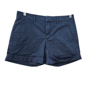 Vince Women's Dark Blue Chino Shorts Size 4